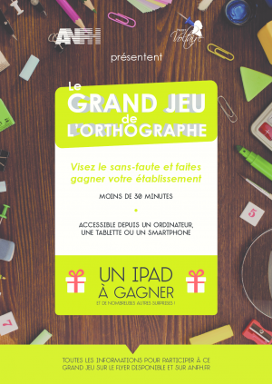Affiche Grand jeu Voltaire pour Ets CORSE