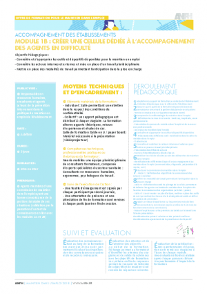 Créer une cellule dédiée à l'accompagnement des agents en difficulté