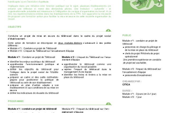 Actions de Formation Nationales AFN 2017