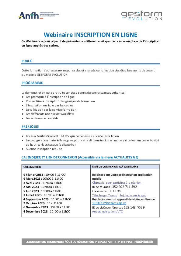 Fiche Webinaire Formation 2023 | ANFH