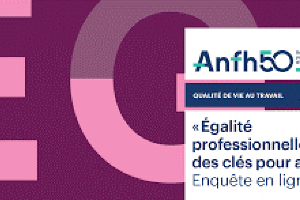Webinaires ANFH de lancement de l’enquête égalité professionnelle les 10/09/2024 et 11/10/2024