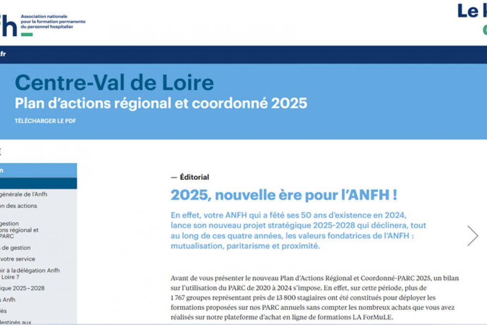 Plan d'actions régional numérique - Centre-Val de Loire