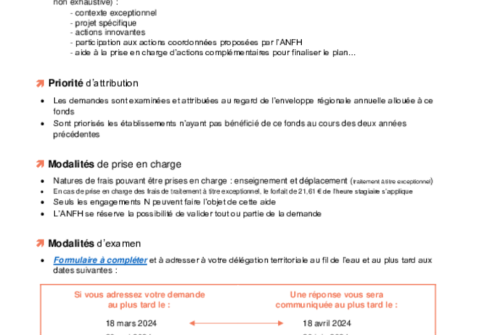 14 OCTOBRE 2024 : dernier délai 2024 pour nous adresser vos demandes de recours au FONDS RÉGIONAL D'ACCOMPAGNEMENT DES PLANS (FRAP)