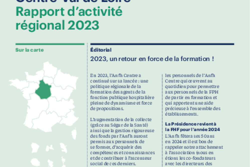 Clone of Rapport d'activité 2023 - Centre Val de Loire