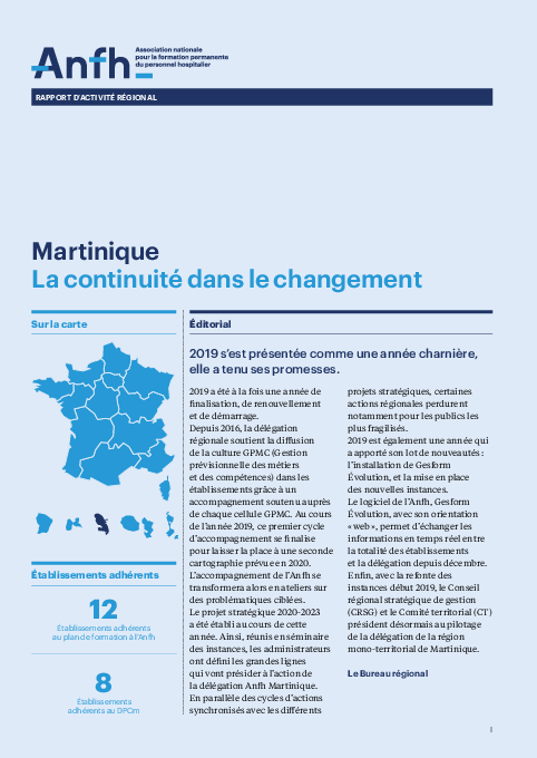 Rapport d'activité 2019 - Martinique