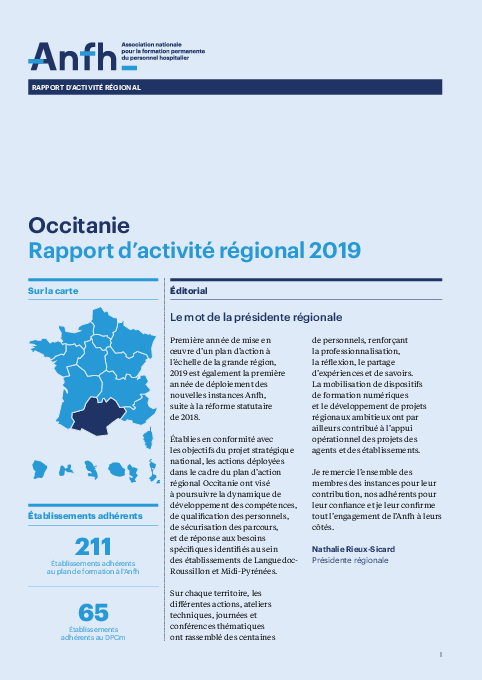 Rapport d'activité 2019 - Occitanie
