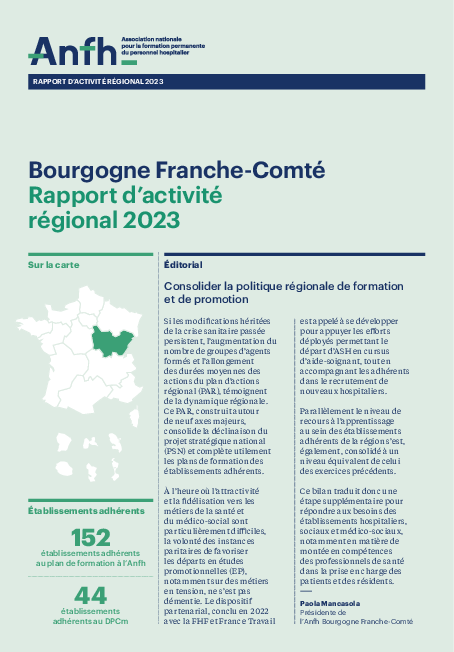 Rapport d'activité 2023 - Bourgogne - Franche Comté
