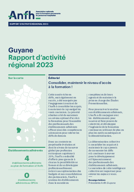 Rapport d'activité 2023 - Guyane