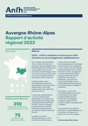 Rapport d'activité Auvergne-Rhône-Alpes 2023
