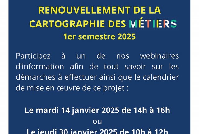 Renouvellement de la cartographie régionale des métiers de la FPH 1er semestre 2025